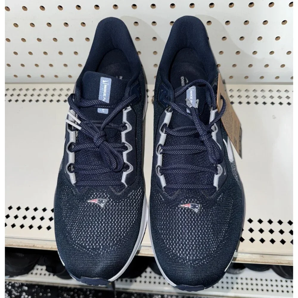 Nike Air Zoom Pegasus 41 New England Patriots Mens Running Shoes Size 14 Blue